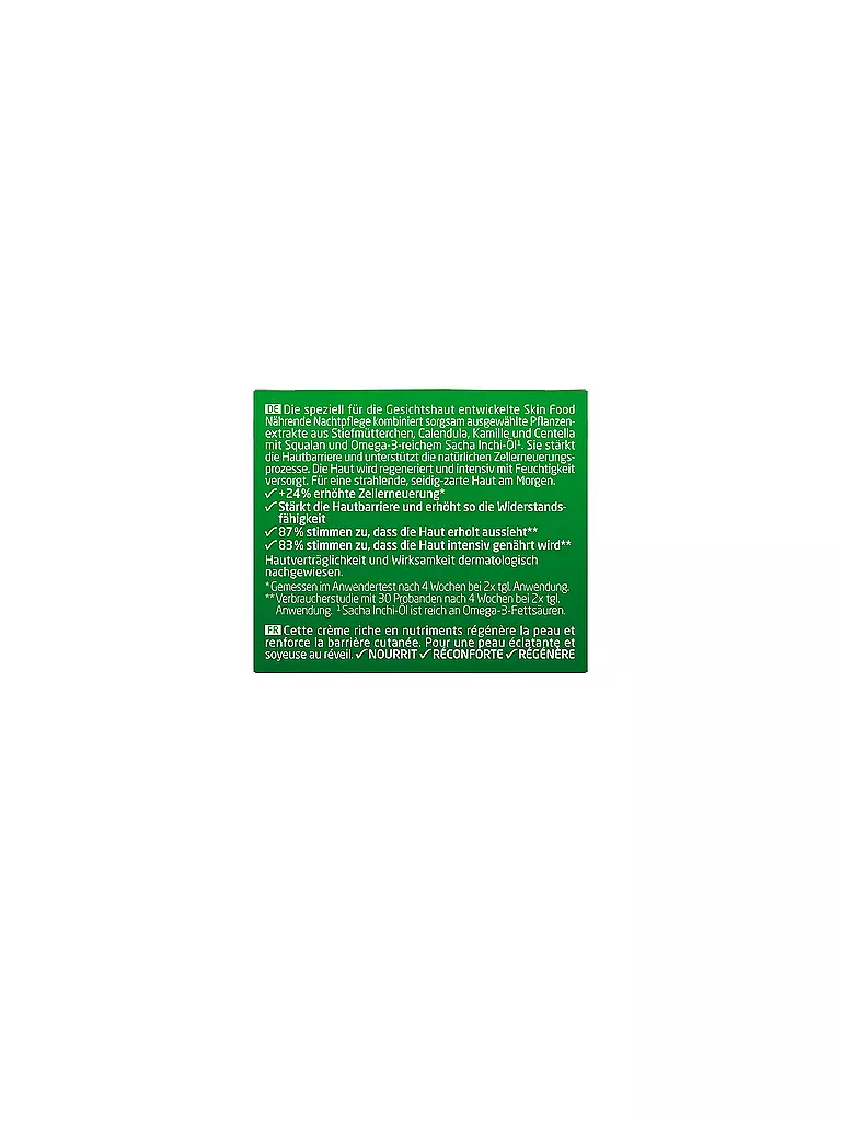 WELEDA | Crème pour le visage - Skin Food Soin de Nuit Nourrissant 40ml | 