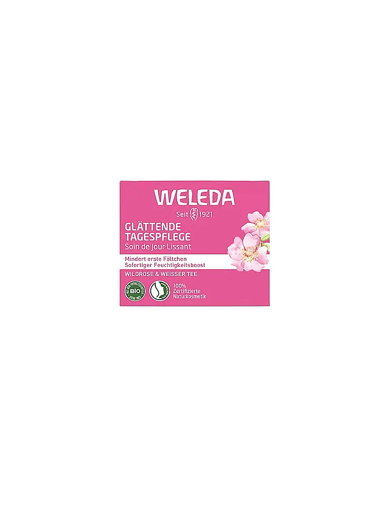WELEDA | Crème pour le visage - Soin de jour lissant Rose musquée & Thé blanc 40 ml | keine Farbe