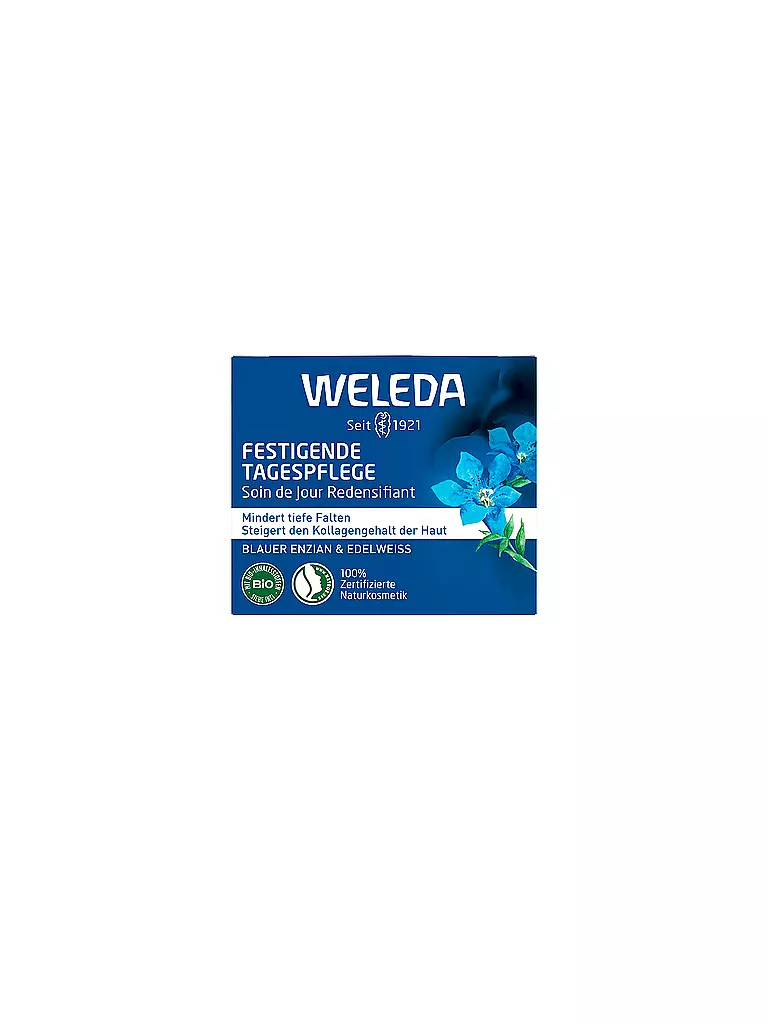 WELEDA | Crème pour le visage - Soin de jour redensifiant Gentiane bleue & Edelweiss 40ml | 