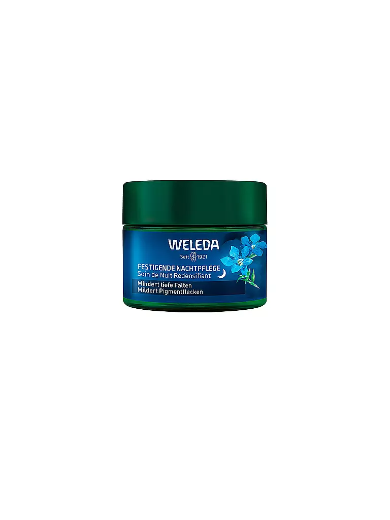 WELEDA | Crème pour le visage - Soin de Nuit Redensifiant Gentiane Bleue & Edelweiss 40ml | Aucune couleur