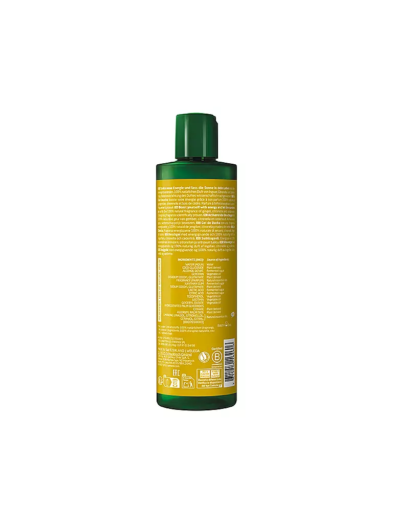WELEDA | Gel Douche Énergie Gingembre 400ml | Aucune couleur
