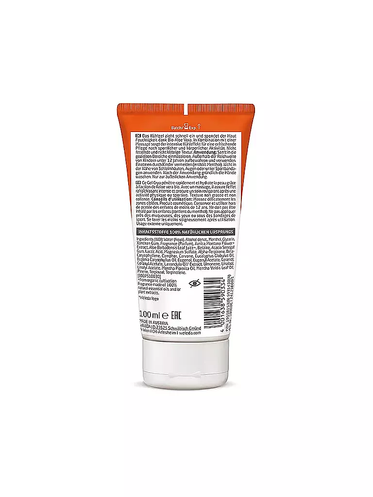WELEDA | Gel Refroidissant Sportif à l'Arnica 100ml | 