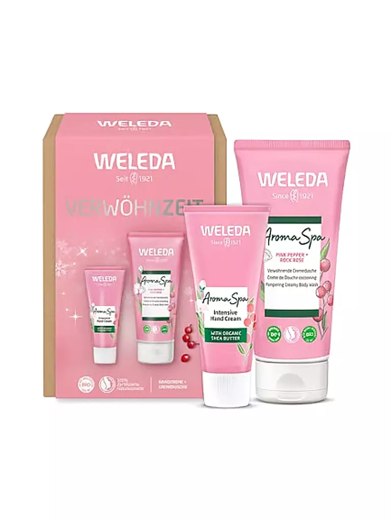 WELEDA | Geschenkset - Limited Edition Aroma Spa Shower & Handcreme 200ml / 50ml | Aucune couleur