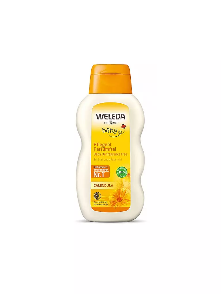 WELEDA | Huile de soin au calendula non parfumée 200 ml | Aucune couleur