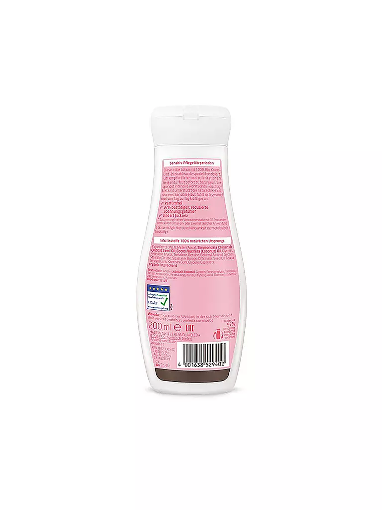 WELEDA | Lotion corporelle apaisante à l'amande 200 ml | keine Farbe