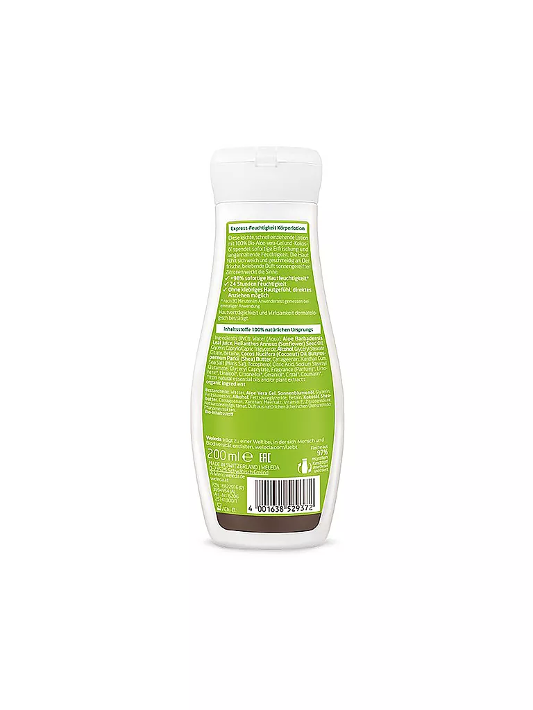 WELEDA | Lotion corporelle Express-Hydratation Citrus 200ml | keine Farbe