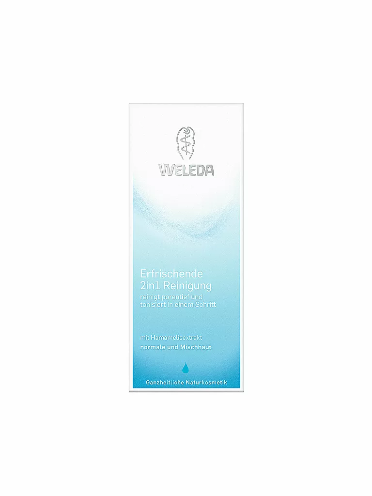 WELEDA | Nettoyant 2 en 1 rafraîchissant 100 ml | Aucune couleur