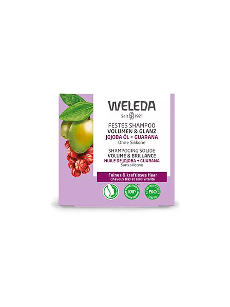 WELEDA | Shampooing solide Volume et Brillance 50g | 