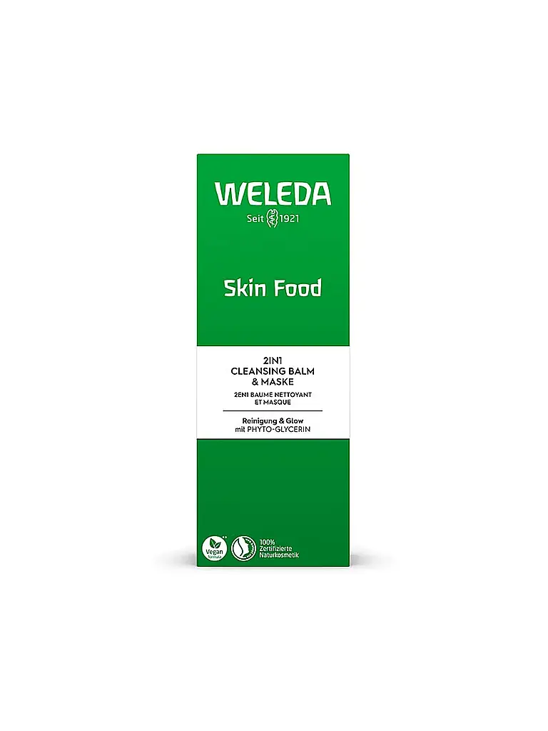 WELEDA | Skin Food Baume Nettoyant & Masque 2en1 75ml | keine Farbe