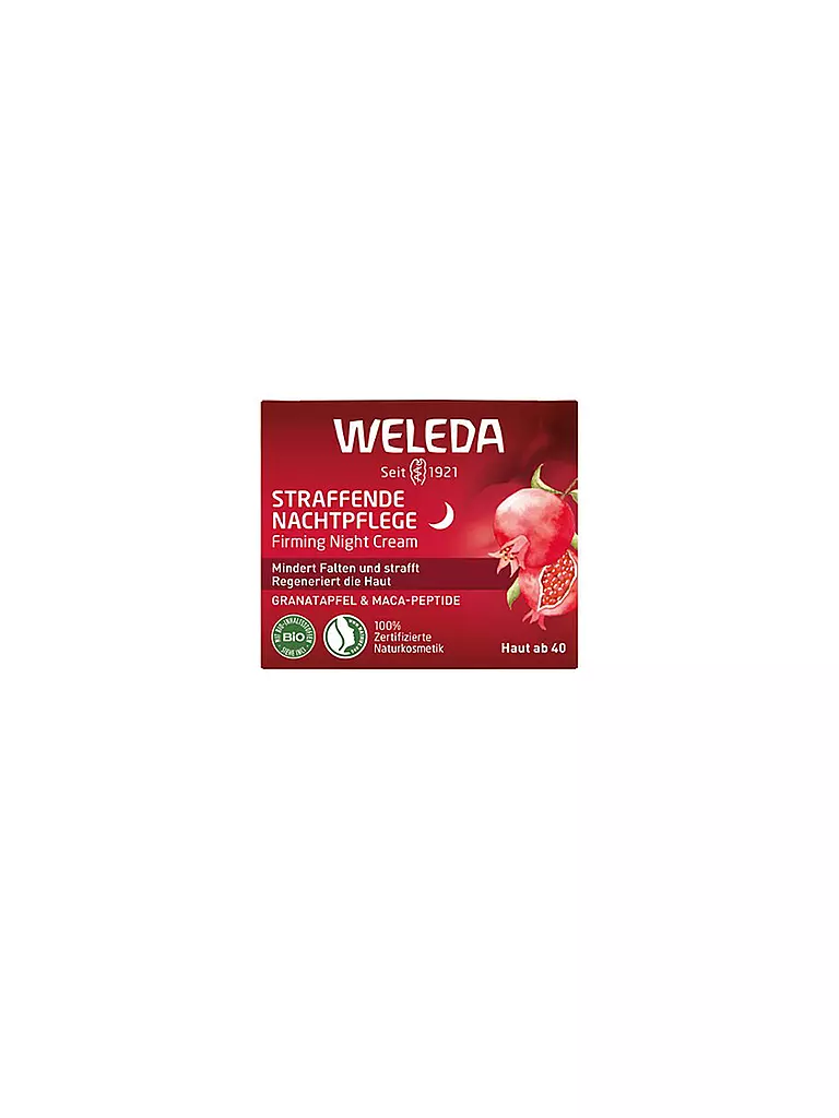 WELEDA | Soin de Nuit Raffermissant Grenade & Peptides de Maca 40ml | Aucune couleur