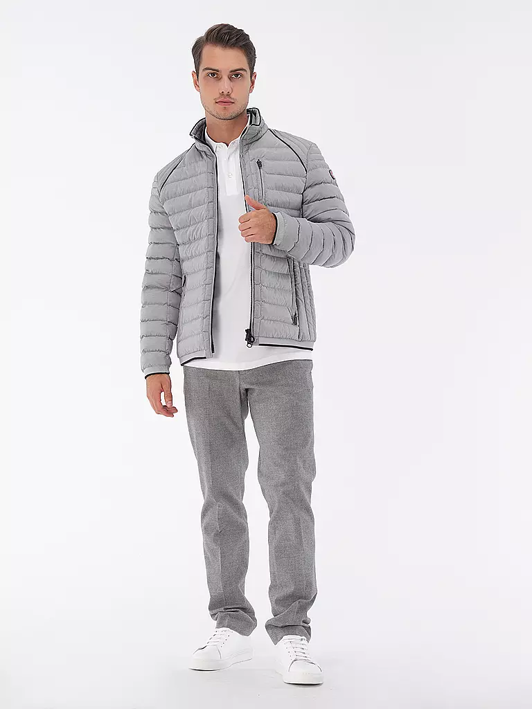 WELLENSTEYN | Leichtsteppjacke MOLM | Gris clair