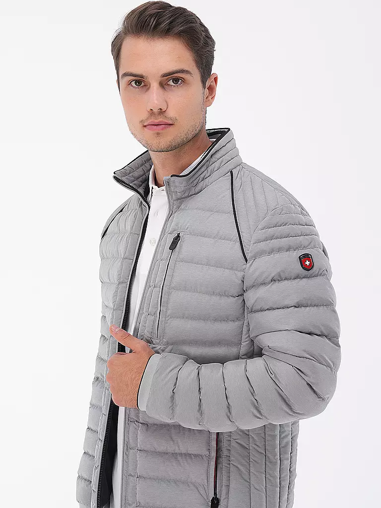 WELLENSTEYN | Leichtsteppjacke MOLM | Gris clair