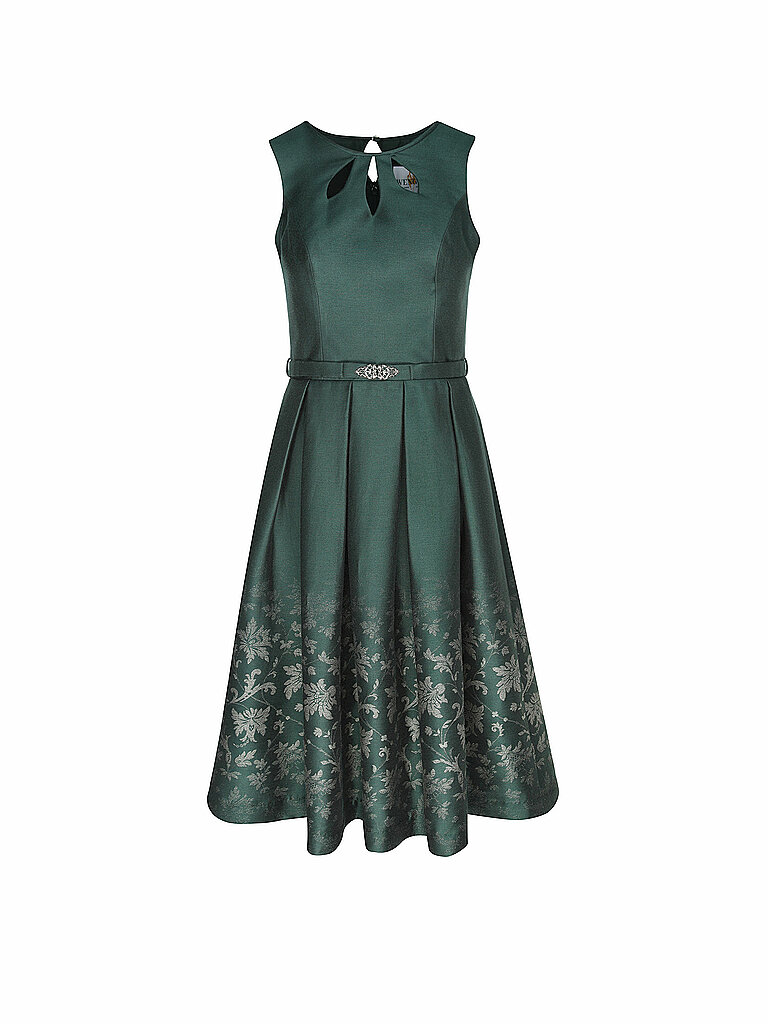 Robe traditionnelle GRAZIA vert foncé 34
