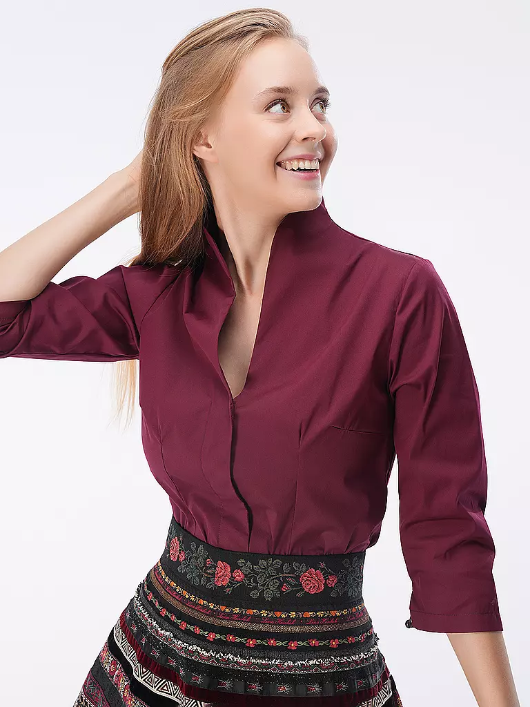 WENGER | Blouse ERLA | dunkelrot