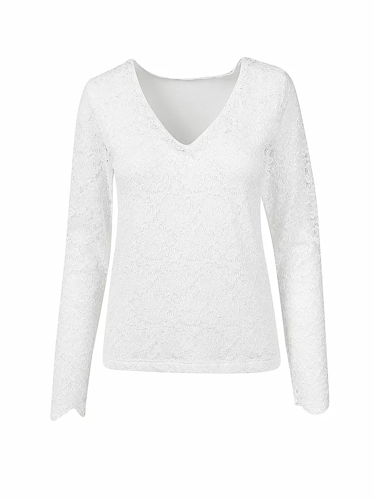 WENGER | Langarmshirt Samanta | Blanc