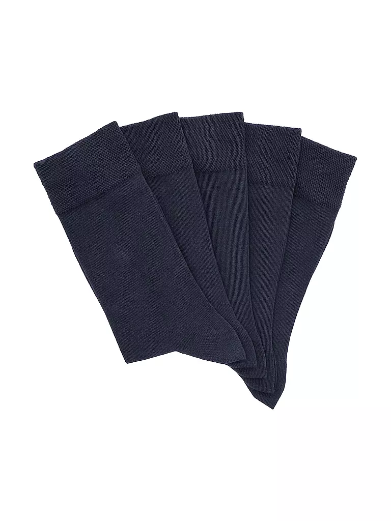 WILOX | Chaussettes lot de 5 bleu foncé | 