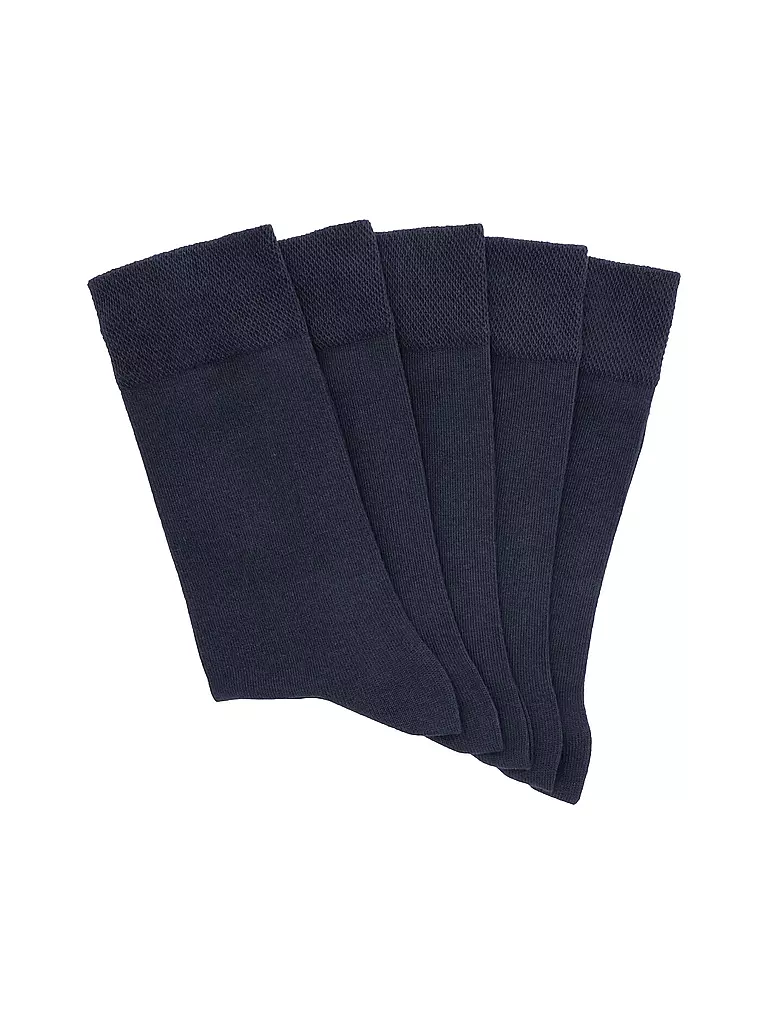 WILOX | Chaussettes lot de 5 bleu foncé | 