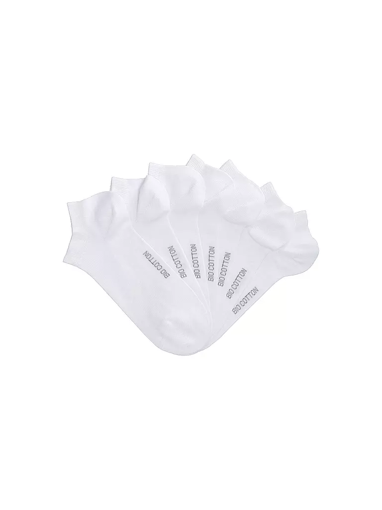 WILOX | Chaussettes sneaker lot de 7 blanc | 