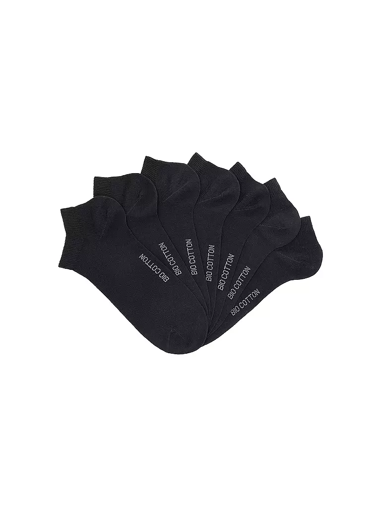WILOX | Chaussettes sneaker lot de 7 noir | 