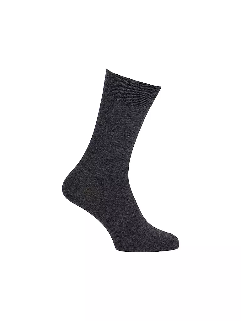 WILOX | Lot de 5 paires de chaussettes anthracite chiné | Gris