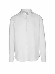 WINDSOR | Chemise en lin coupe regular | Bleu