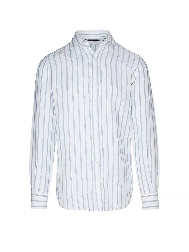 WINDSOR | Chemise en lin coupe regular | Bleu clair