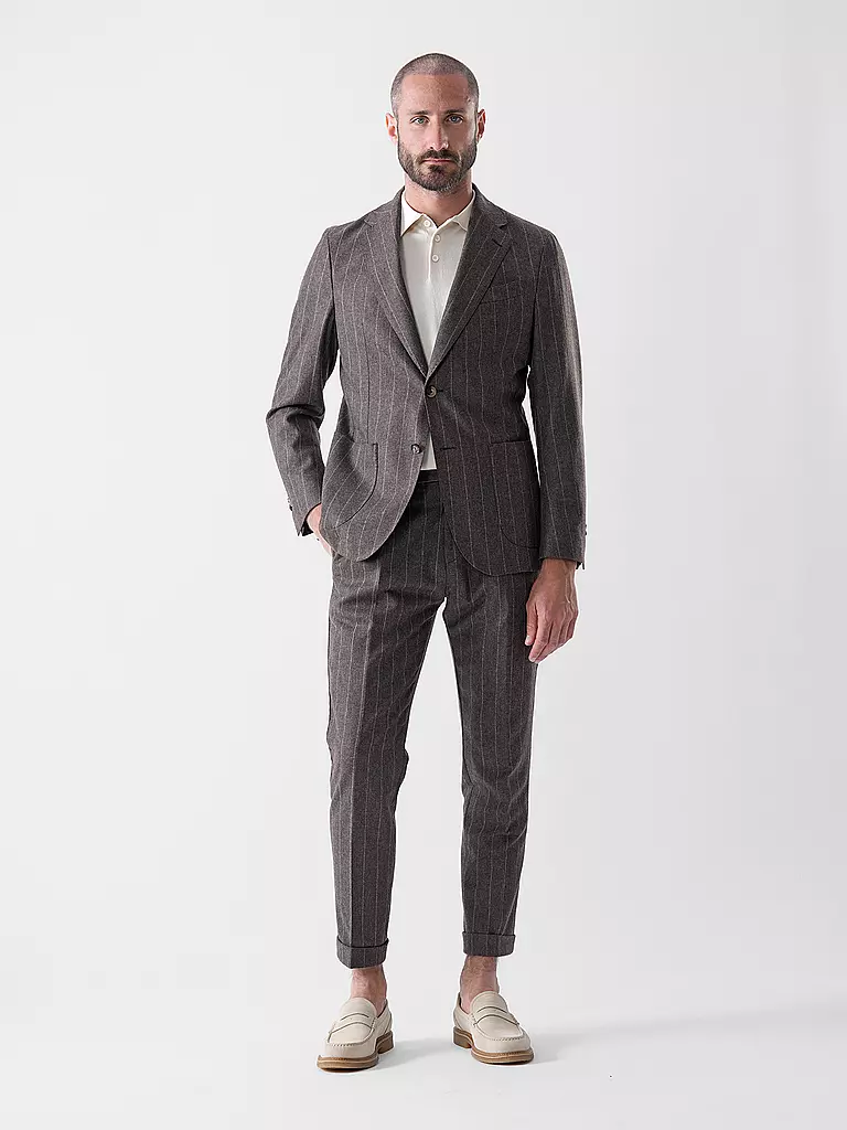 WINDSOR | Pantalon de costume | Marron