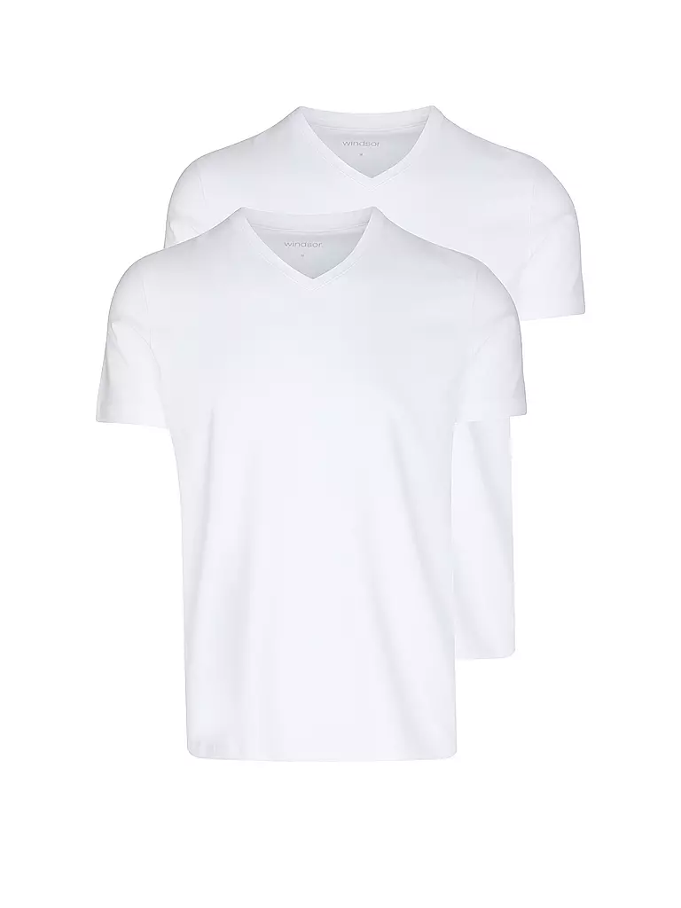 WINDSOR | T-shirt lot de 2 blanc | Blanc