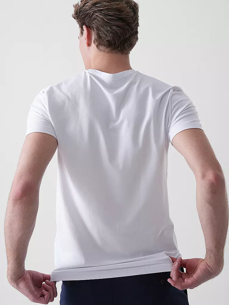WINDSOR | T-shirt lot de 2 blanc |