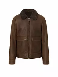 WINDSOR | Veste en cuir | Marron