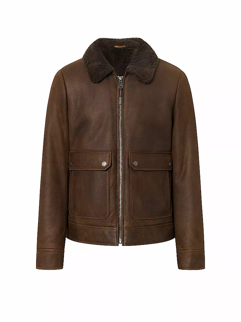 WINDSOR | Veste en cuir | braun