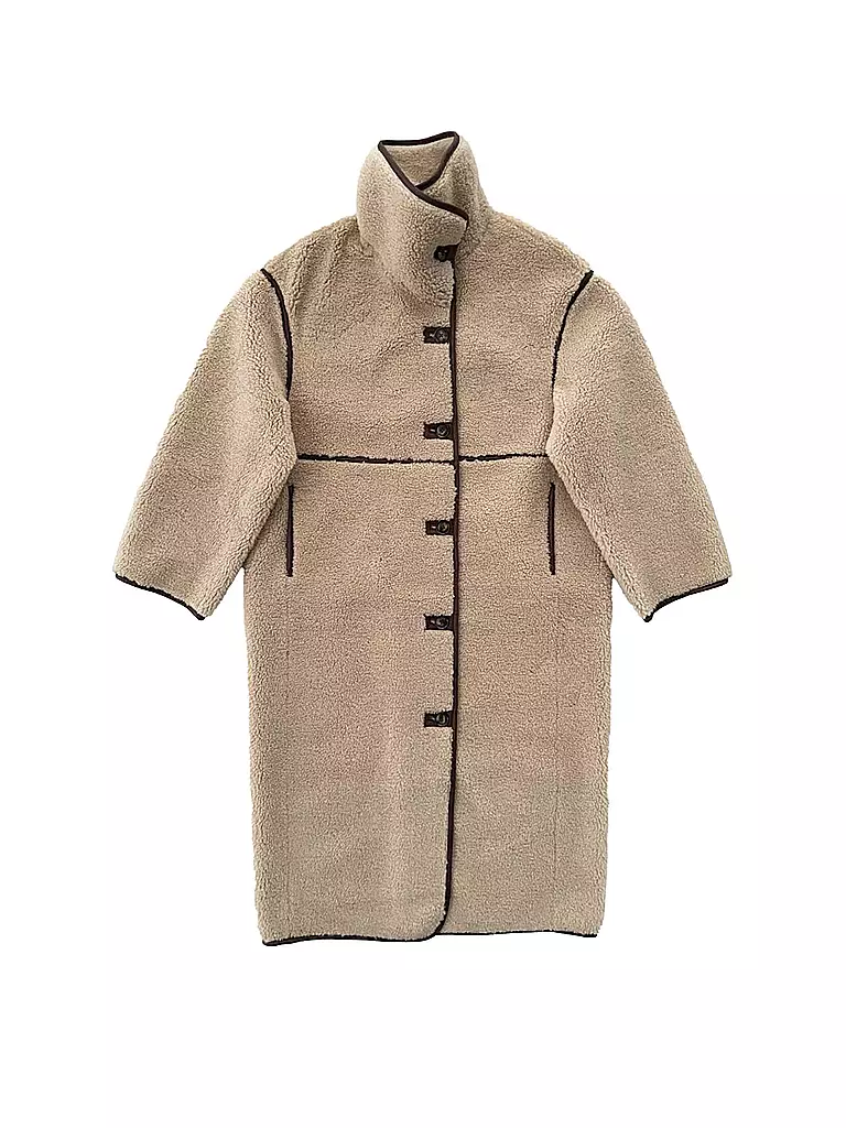 WITHBLACK | Manteau en fausse fourrure DAJANA | creme