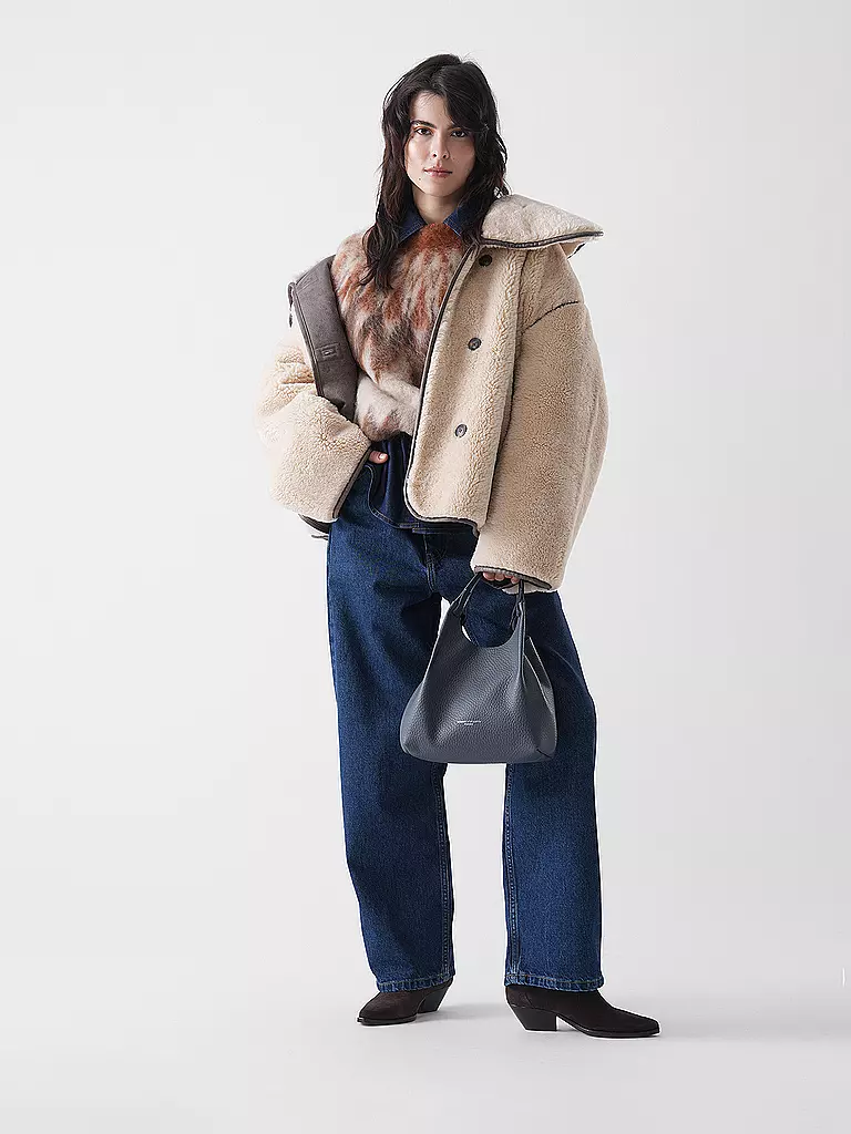 WITHBLACK | Veste aspect fourrure DAJANA | creme