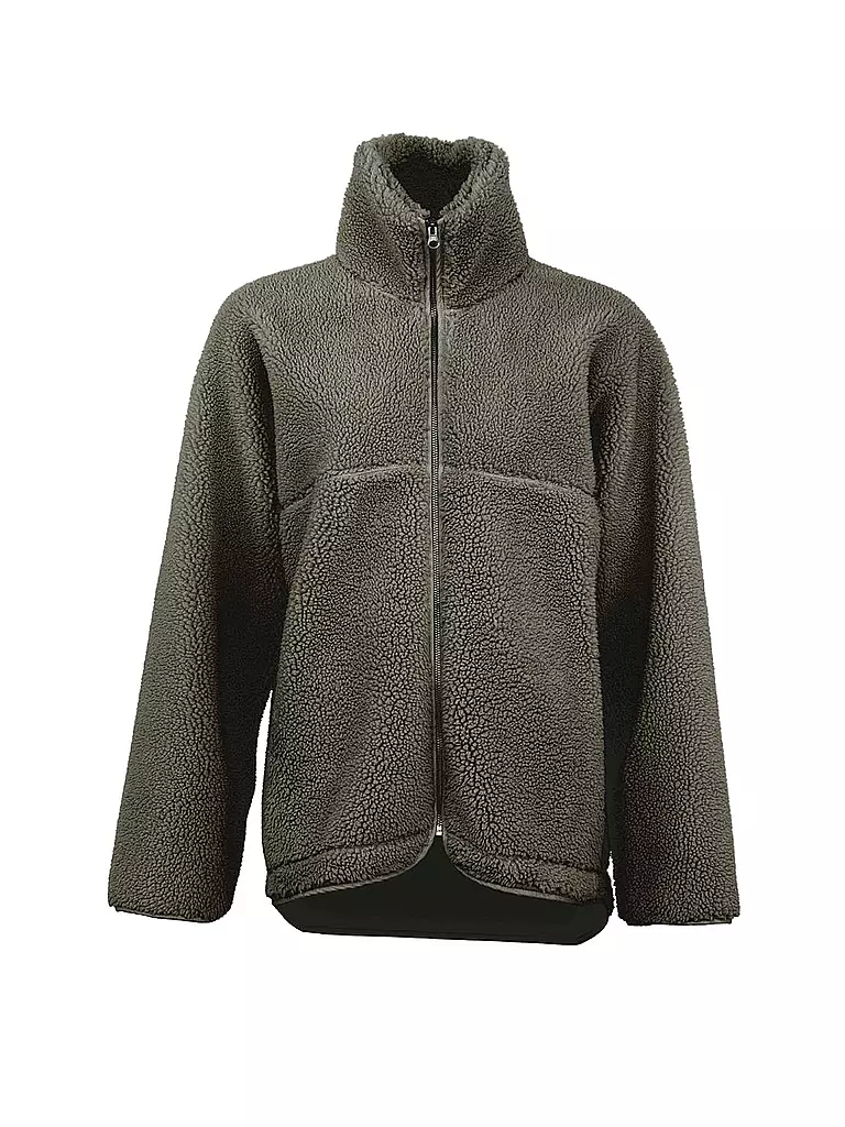 WITHBLACK | Veste aspect peau de mouton PILE | hellbraun