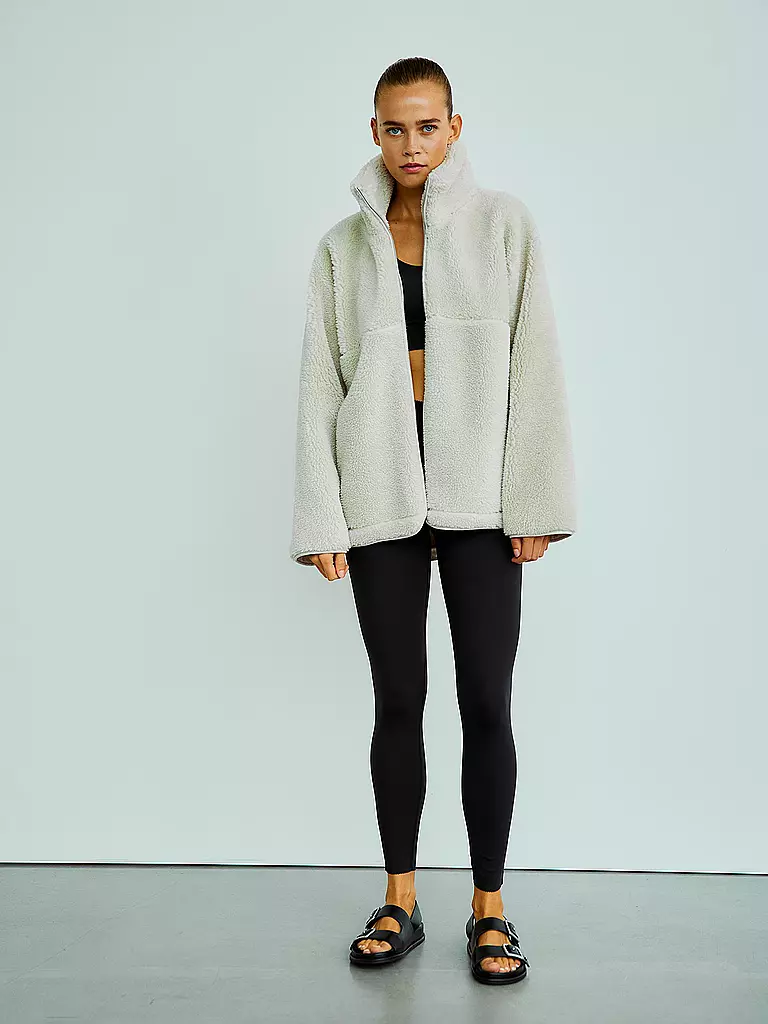 WITHBLACK | Veste aspect peau de mouton PILE | beige