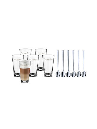 WMF | Clever & More Set Latte Macchiato 12 pièces Verre/Cromargan
