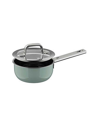 WMF | Casserole à manche avec couvercle FUSIONTEC MINERAL PRO 16cm Eucalyptus Haze