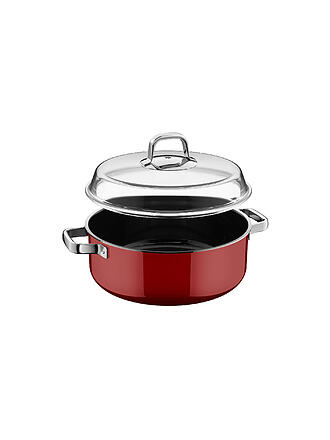 WMF | Faitout avec couvercle en verre FUSINTEC MINERAL PRO 6ml/28cm Passion Red