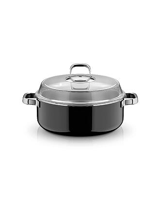 WMF | Cocotte avec couvercle en verre FUSINTEC MINERAL PRO 6ml/28cm Noir