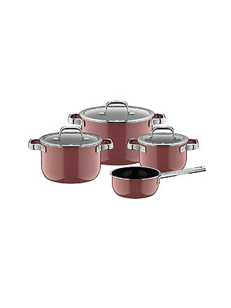 WMF | Batterie de cuisine 4 pièces FUSIONTEC MINERAL PRO Quartz Rose