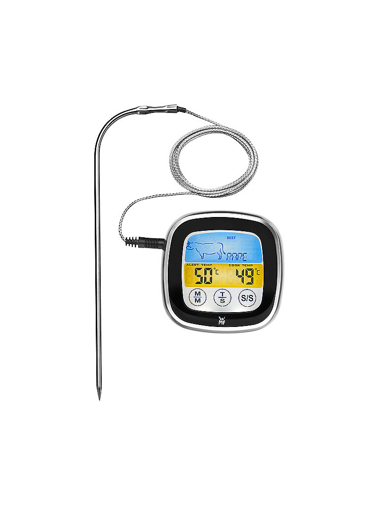 WMF Thermomètre à viande numérique BBQ 18,5 cm argent