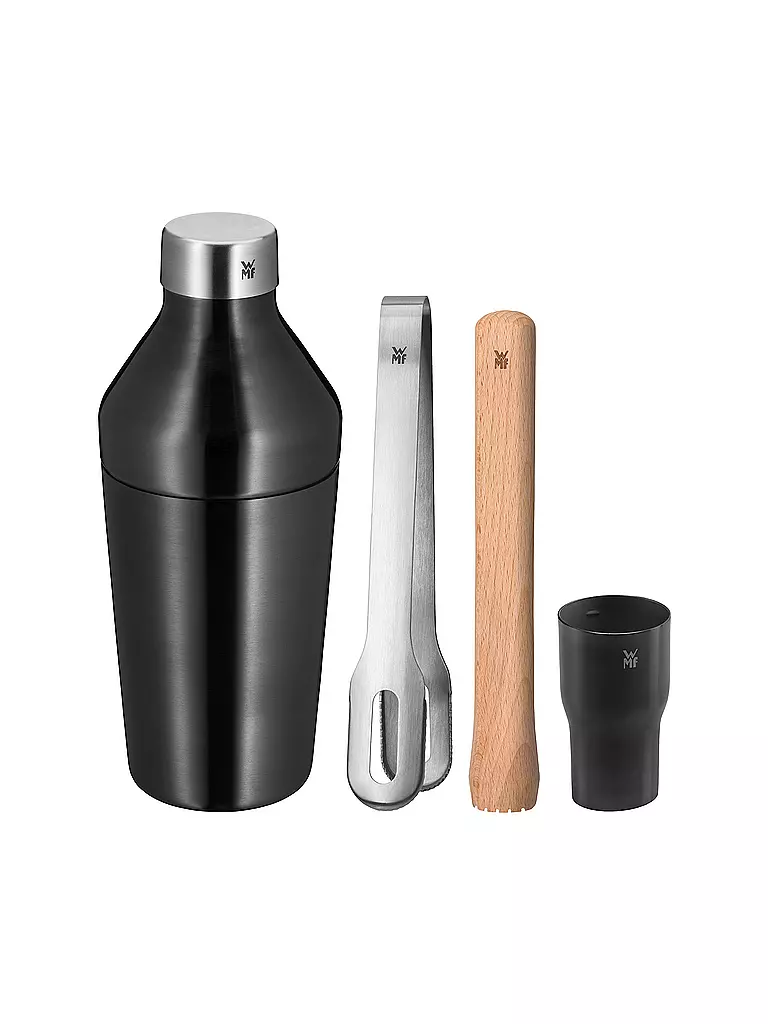 WMF | Baric Set de bar 4 pièces Cromargan | schwarz
