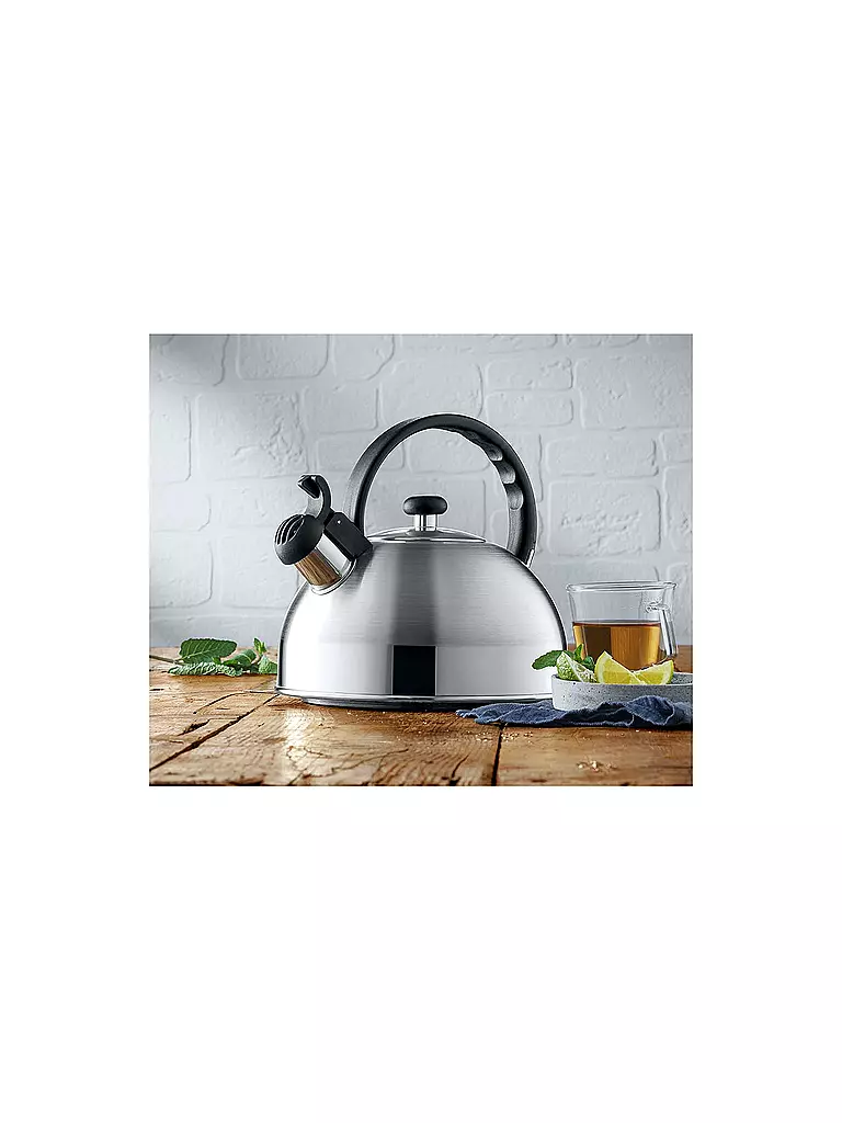 WMF | Bouilloire - Bouilloire à sifflet 1,5l Orbit Cromargan | Argent
