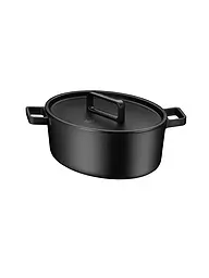 WMF | Bräter Oval FLAVOUR 33x26cm Fonte/Noir | Noir