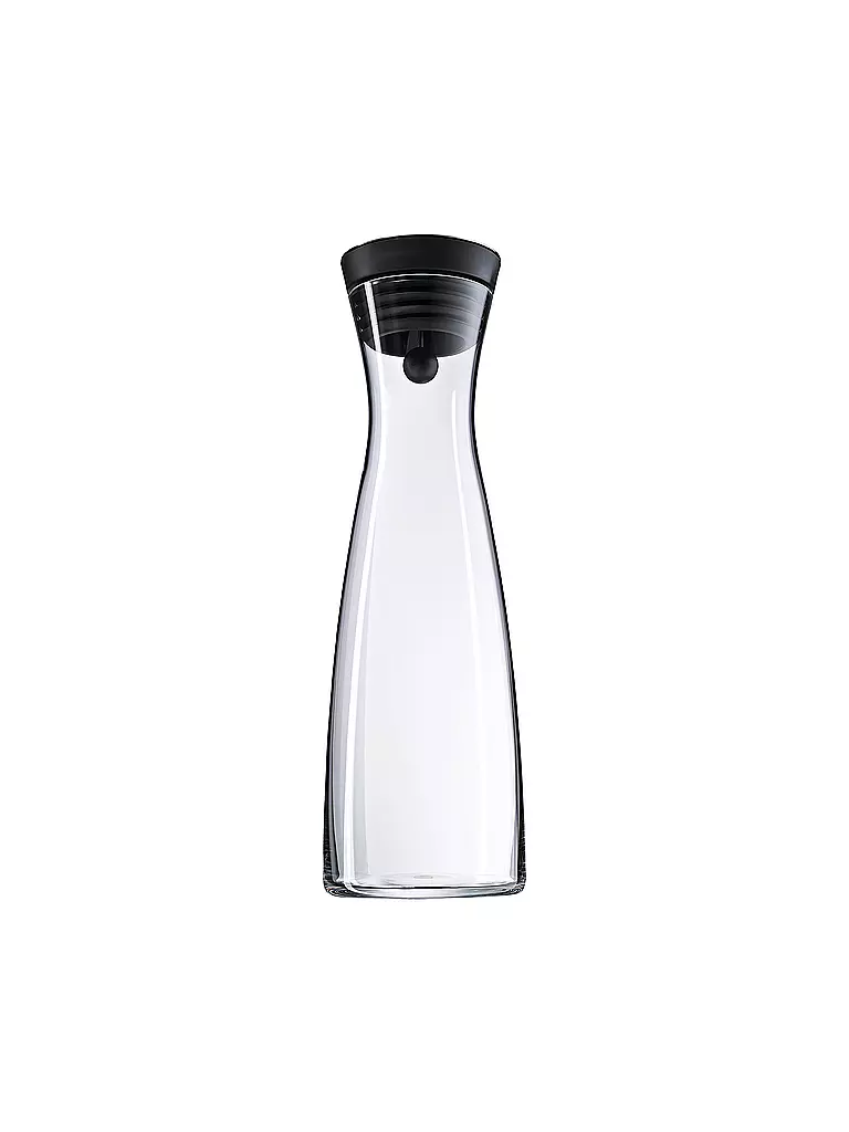 WMF | Carafe à eau BASIC 1,5 l verre / Noir | transparent