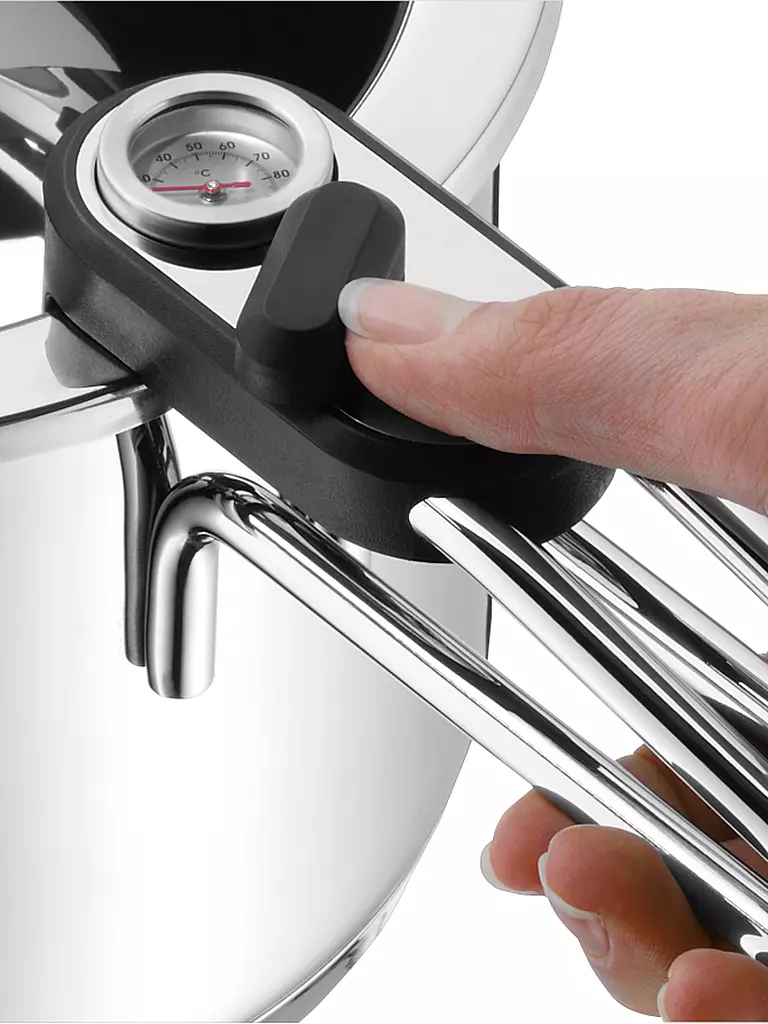 WMF | Casserole à bain-marie avec affichage de la température et insert 18 cm | 