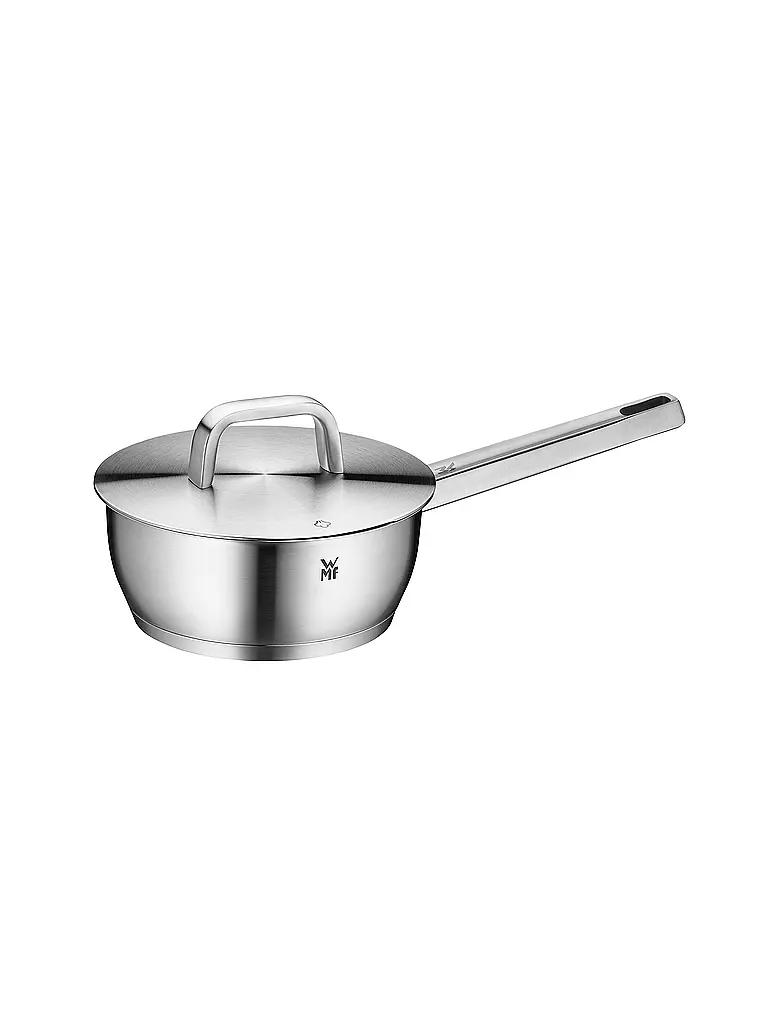 WMF | Casserole à manche avec couvercle 18cm Iconic Cromargan | silber