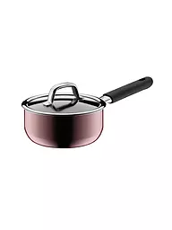WMF | Casserole à manche Fusiontec Mineral avec couvercle en verre 16cm/1,3L Quartz Rose | Baie