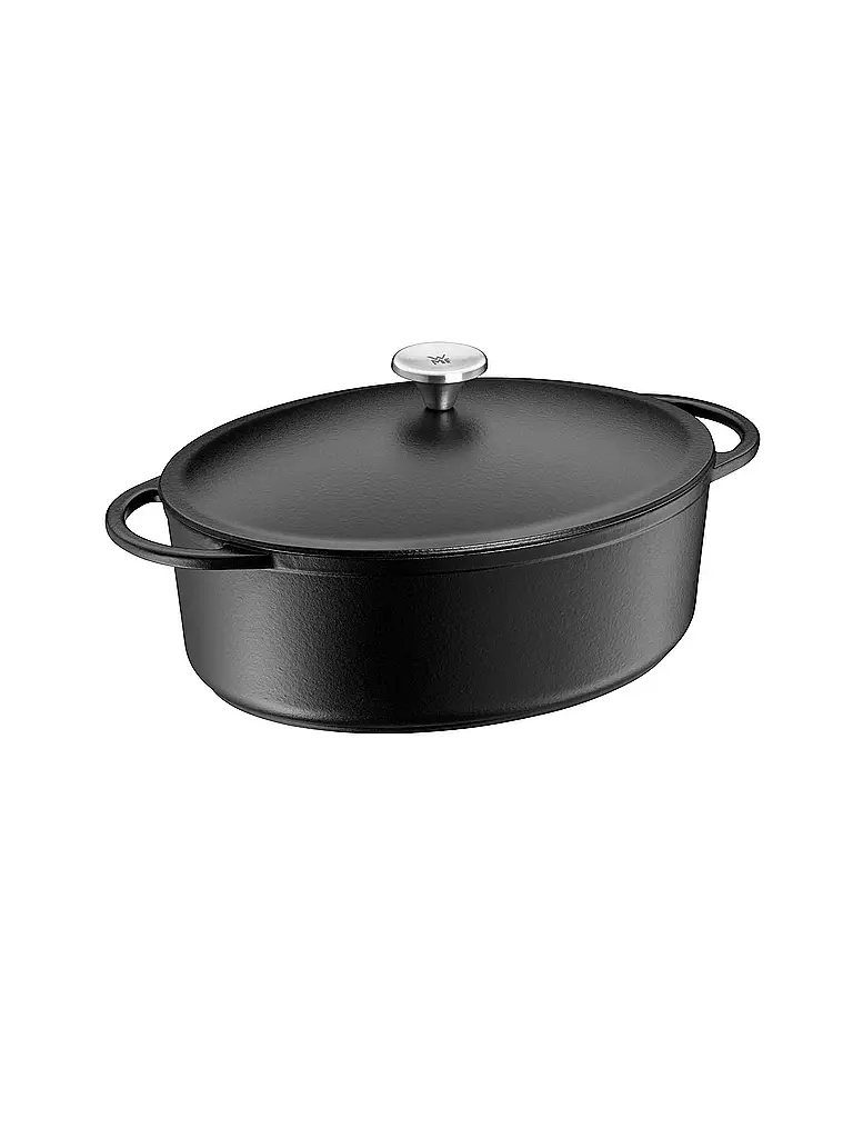WMF | Cocotte en fonte avec couvercle 30x23,5cm | Noir