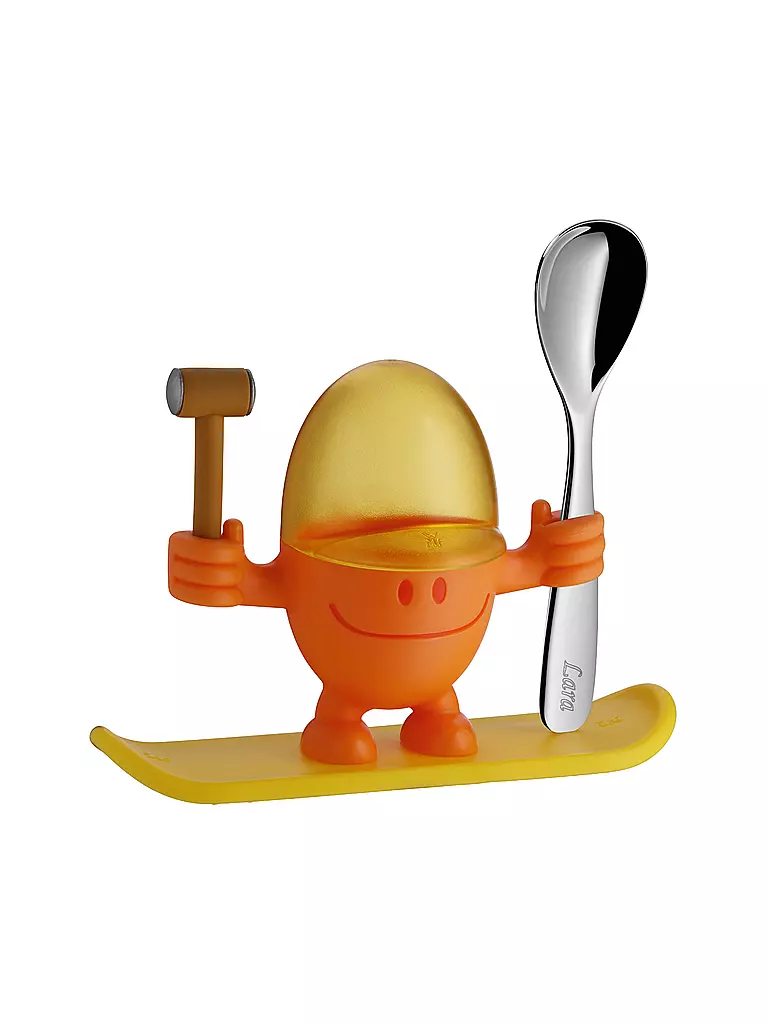 WMF | Coquetier avec cuillère McEgg Jaune / Orange | orange